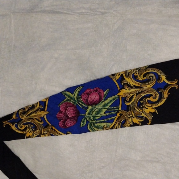 Vollerei colorful silk tie hand made in Italy - Picture 2 of 5